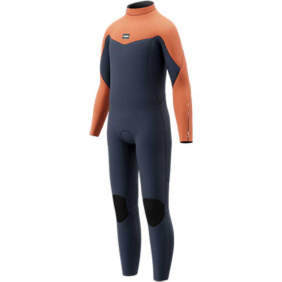 2026 Mystic Kids Star 3/2mm Back Zip Wetsuit 35000.260051 - Navy / Orange